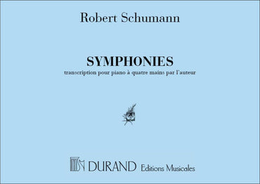 Partitions classique DURAND SCHUMANN R. - SYMPHONIES - PIANO 4 MAINS Piano