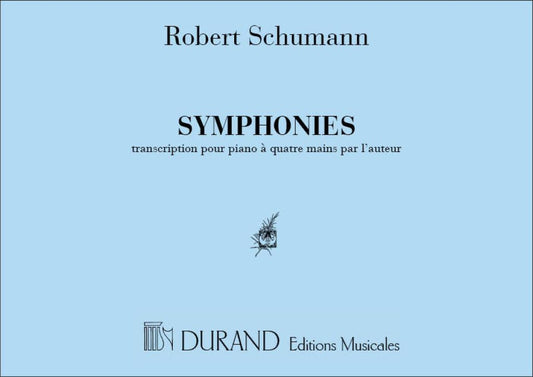 Partitions classique DURAND SCHUMANN R. - SYMPHONIES - PIANO 4 MAINS Piano
