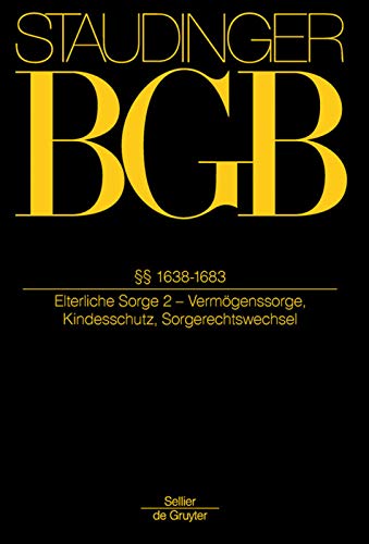 §§ 1638-1683: (Elterliche Sorge 2 - Vermögenssorge, Kindesschutz, Sorgerechtswechsel) (German Edition)