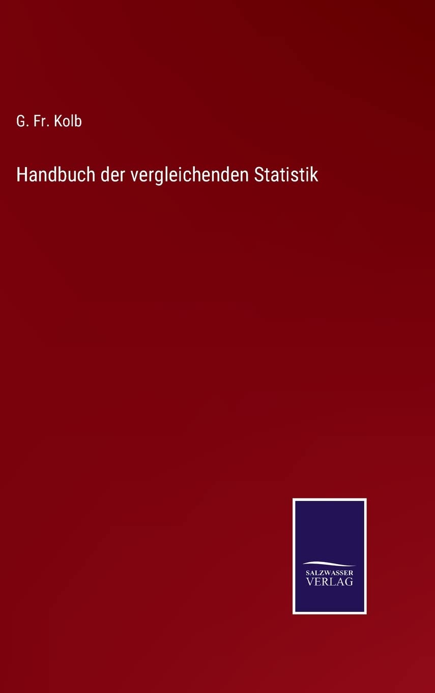 Handbuch der vergleichenden Statistik (German Edition)