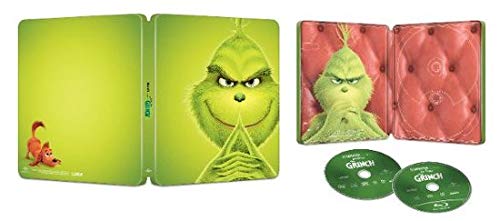 Illumination Presents: Dr. Seuss' The Grinch Limited Edition Steelbook Blu-Ray + DVD + DigitalL8