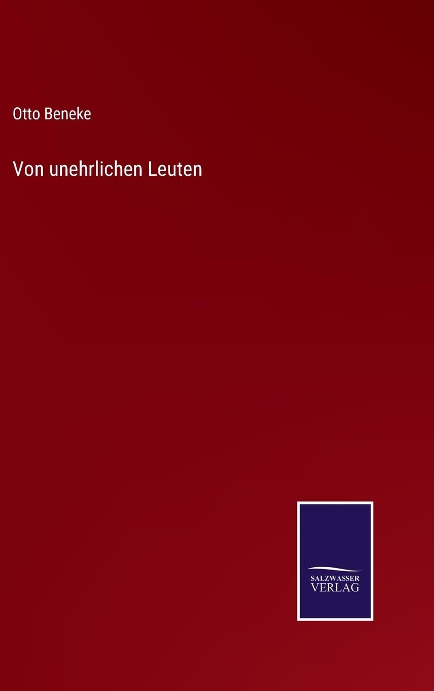 Von unehrlichen Leuten (German Edition)
