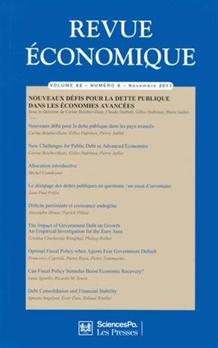 Revue économique, N° 6 Vol 62 :