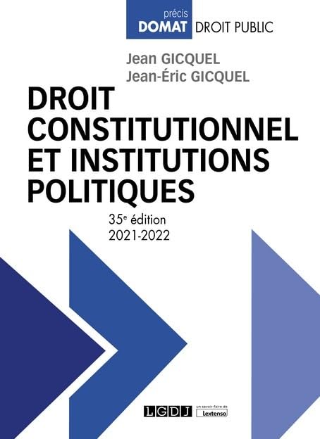 Droit constitutionnel et institutions politiques (2021)