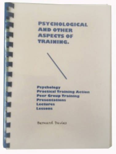 Psychological and Other Aspects of Training