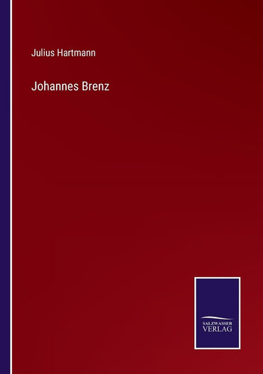 Johannes Brenz (German Edition)