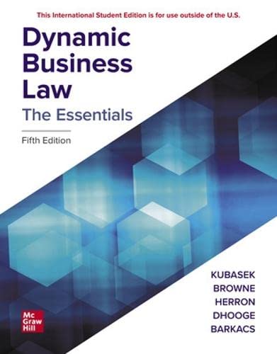 Dynamic Business Law: The Essentials