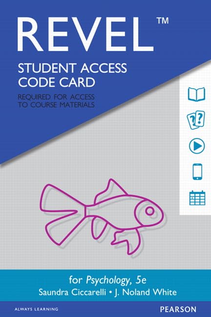 Revel for Psychology -- Access Card