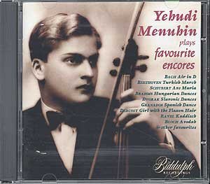 Yehudi Menuhin Plays Favorite Encores