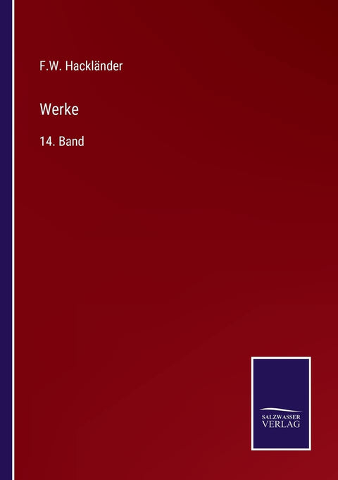 Werke: 14. Band (German Edition)