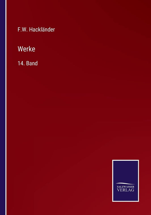 Werke: 14. Band (German Edition)