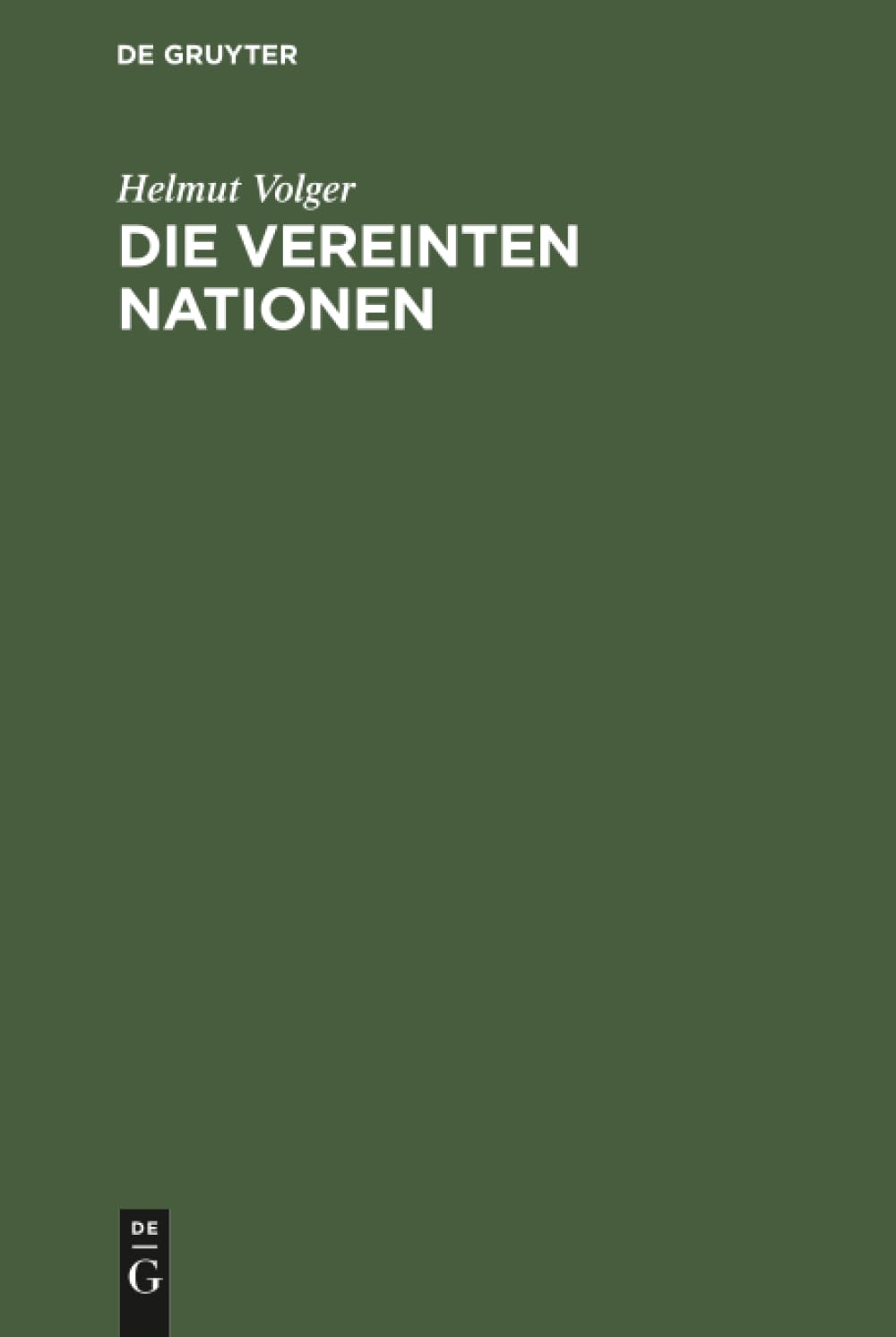 Die Vereinten Nationen (German Edition)