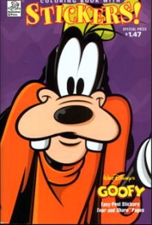 Coloring Book with Stickers: Goofy (Disney)