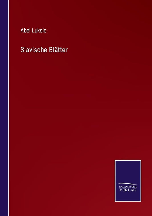 Slavische Blätter (German Edition)