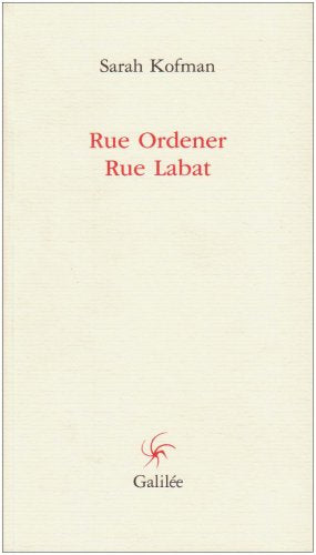 Rue Ordener, rue Labat (French Edition)