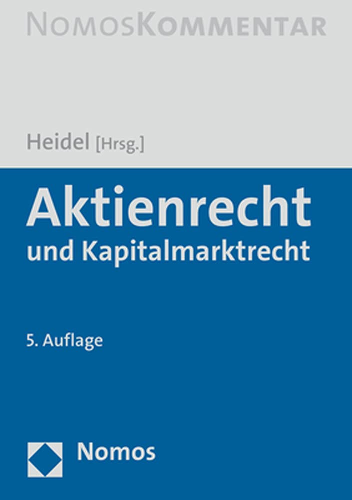 Aktienrecht Und Kapitalmarktrecht (German Edition)