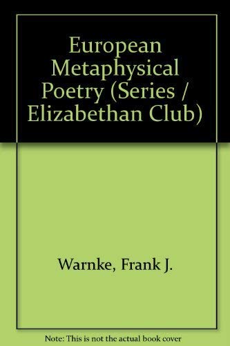 European Metaphysical Poetry