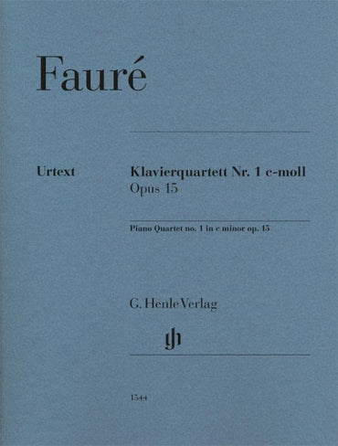 Fauré: Piano Quartet No. 1 in C Minor, Op. 15 (Set of Parts)