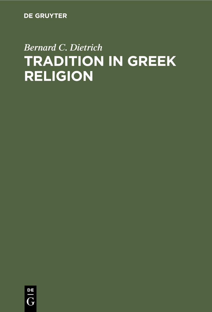 Tradition in Greek Religion (German Edition)