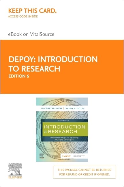 Introduction to Research Elsevier eBook on VitalSource (Retail Access Card): Understanding and Applying Multiple Strateg