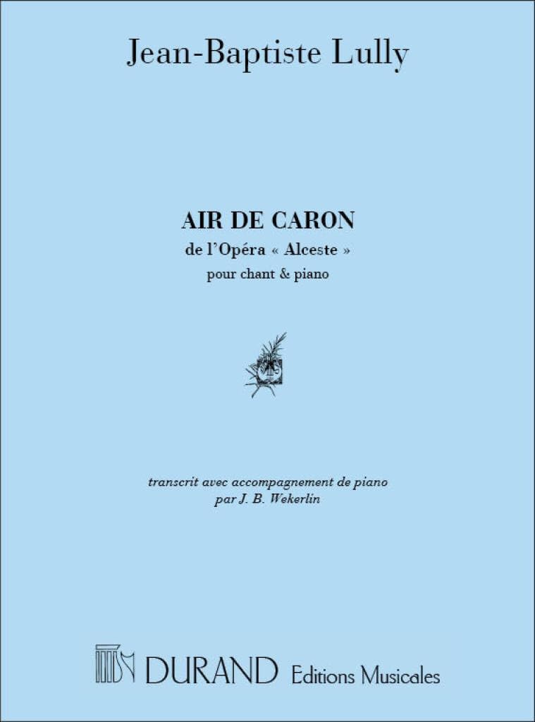 AIR DE CARON CHT-PIANO CHANT