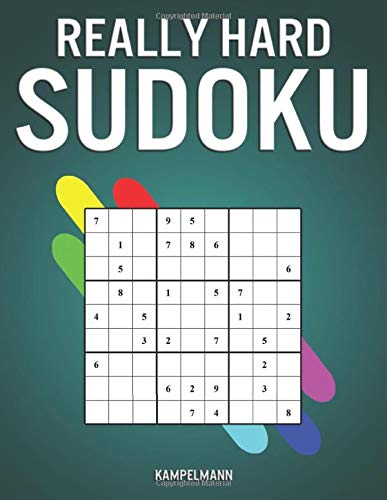 Really Hard Sudoku: 350 Very Hard Sudokus with Solutions - A4