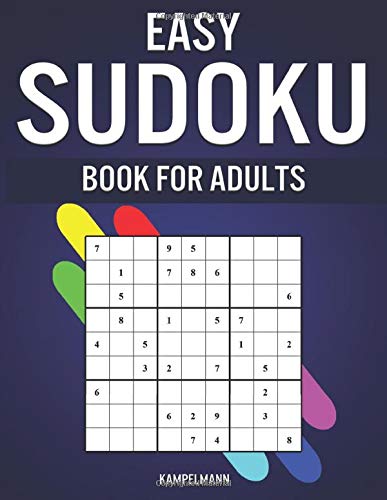 Easy Sudoku Book for Adults: 365 Simple Sudokus with Solutions - A4