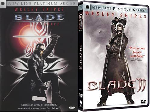 Wesley Snipes Double Vampire Feature - Blade & Blade II New Line Platinum Series 2-DVD Bundle