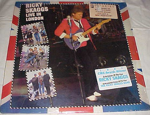 Ricky Skaggs Live in London Record Album Vinyl LP