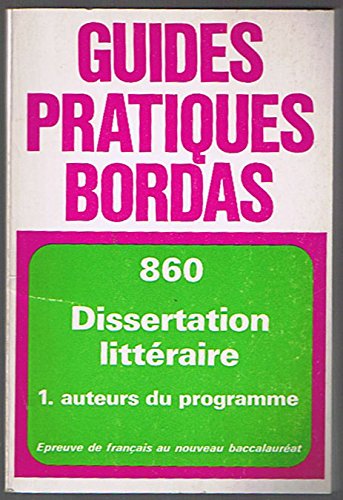 L'Épreuve anticipée de français au nouveau baccalauréat : 50 dissertations entièrement rédigées (Collection des guides pratiques)