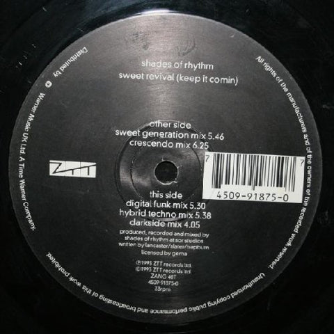 Shades Of Rhythm / Sweet Revival (Keep It Comin)