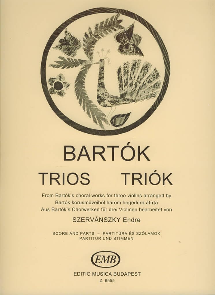 Trios (from three-part choral works arranged by E. Szervánszky) (Violins)