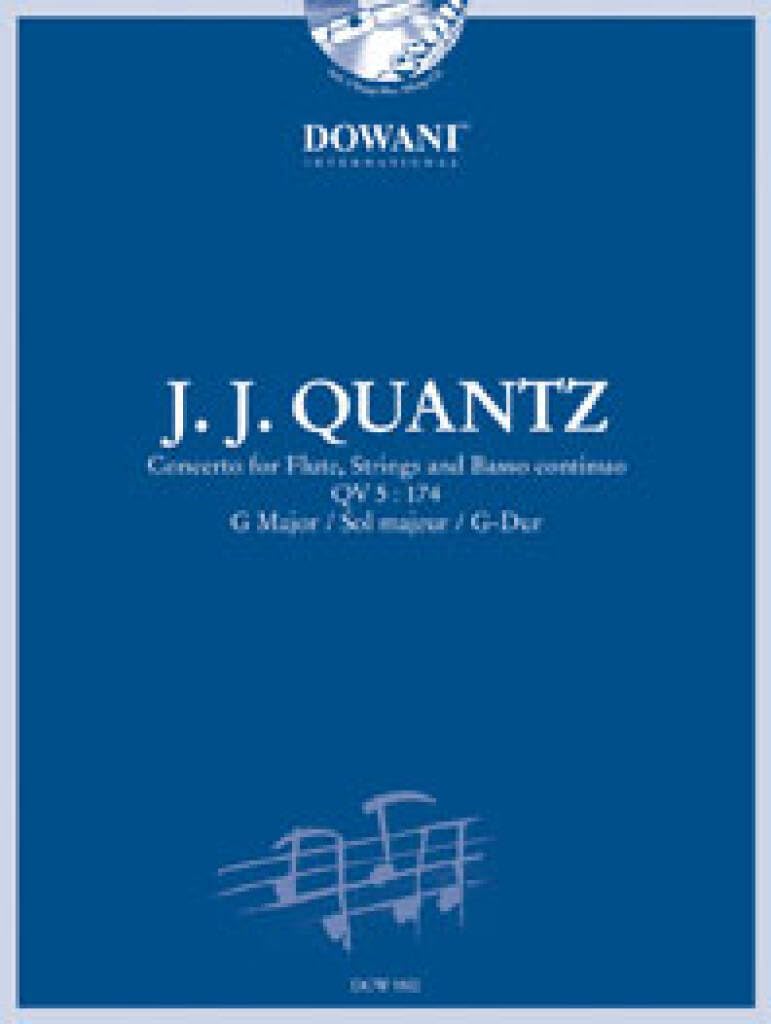 Concerto for Flte, Strings and Bc Qv 5 : 174 in G Flte Traversiere +CD