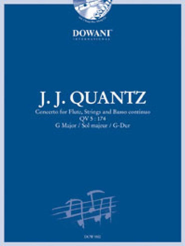 Concerto for Flte, Strings and Bc Qv 5 : 174 in G Flte Traversiere +CD
