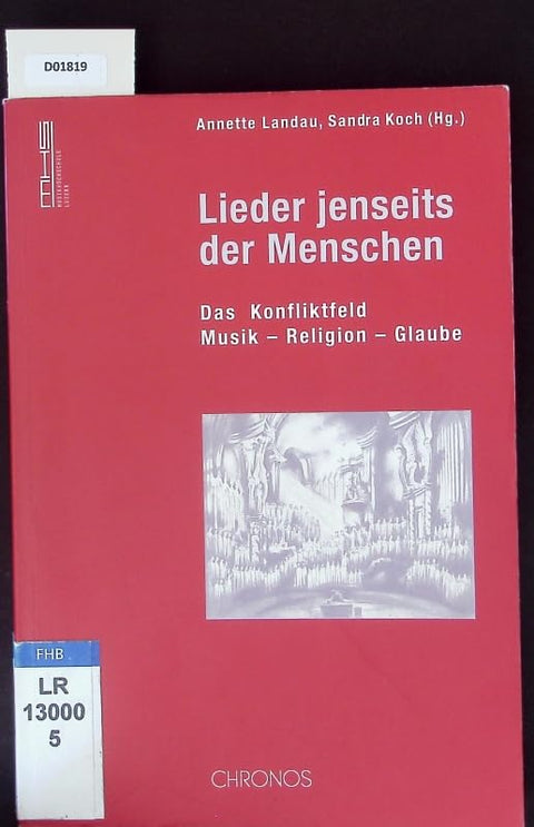 Lieder jenseits der Menschen.