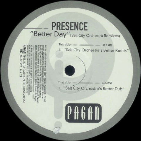 Presence / Better Day (Remixes)
