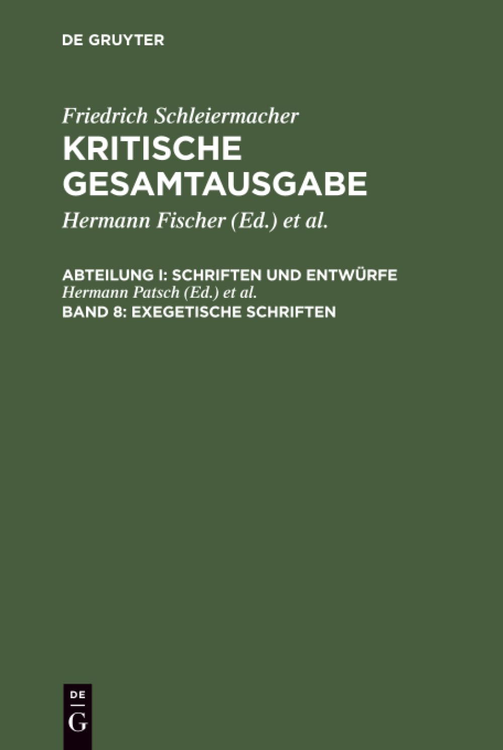 Exegetische Schriften (German Edition)