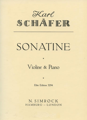 Sonatina: violin and piano.
