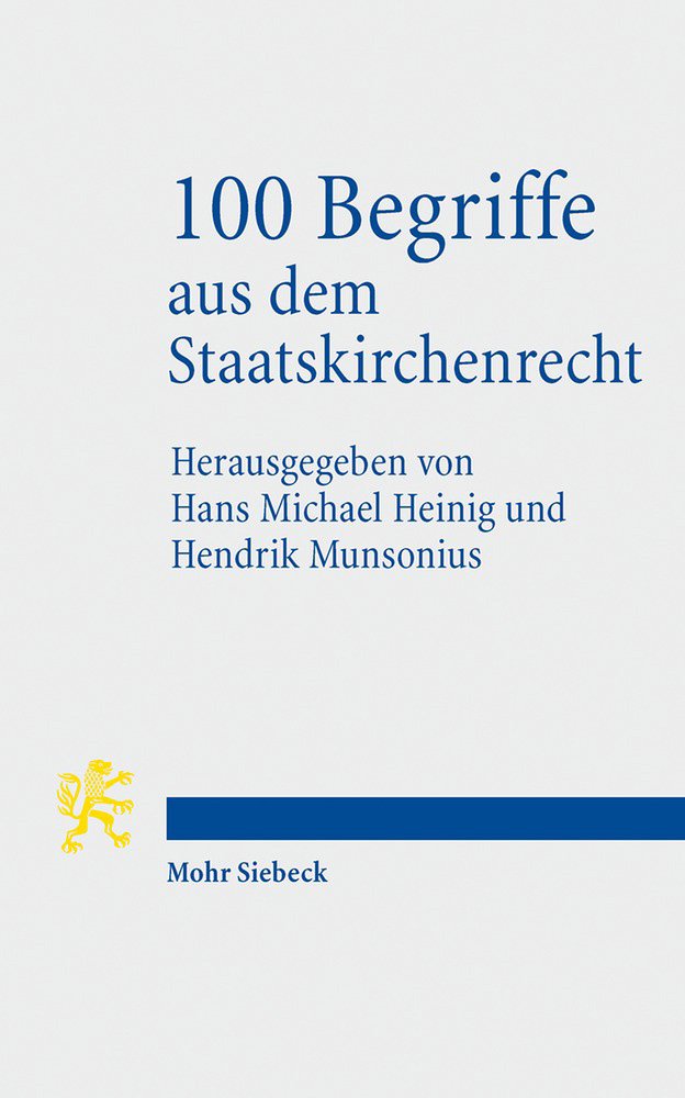 100 Begriffe Aus Dem Staatskirchenrecht (German Edition)