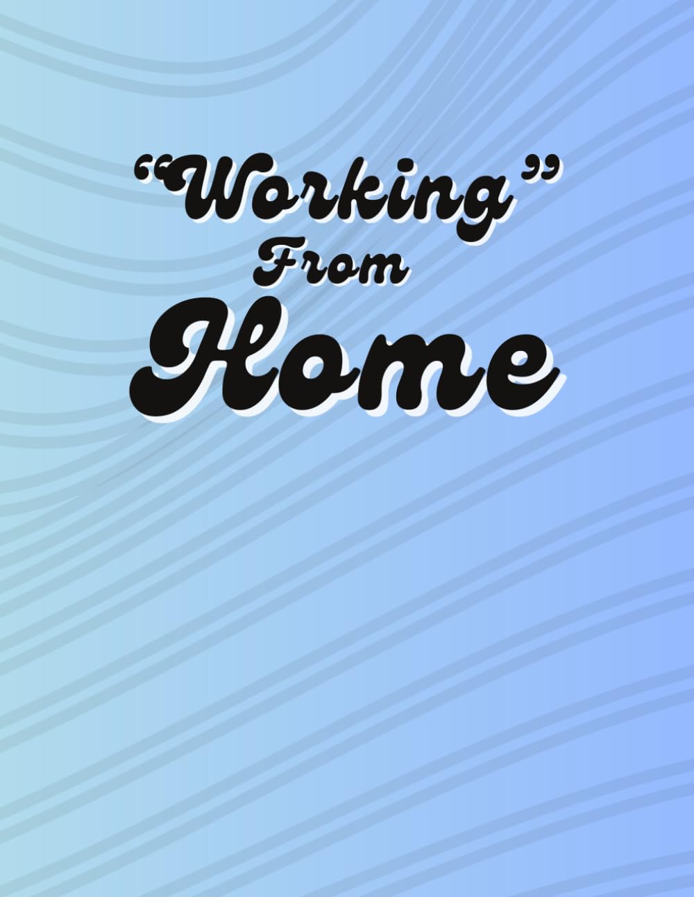 Working" From Home Notebook - Mint