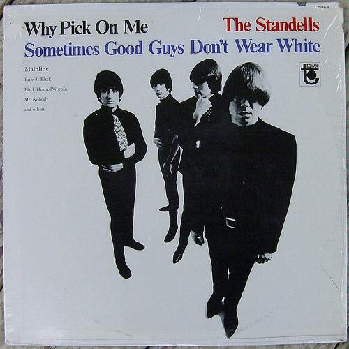 Why Pick on Me Sometimes Good Guys Don't Wear White Mono Lp Dark Orange Label