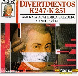 Mozart Divertimentos 3: In F K 247 & D K 251 by Mozart