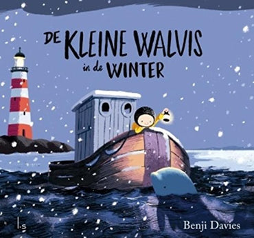 De kleine walvis in de winter