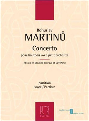 CONCERTO POUR HAUTBOIS AVEC PETITE ORCHESTRE HAUTBOIS