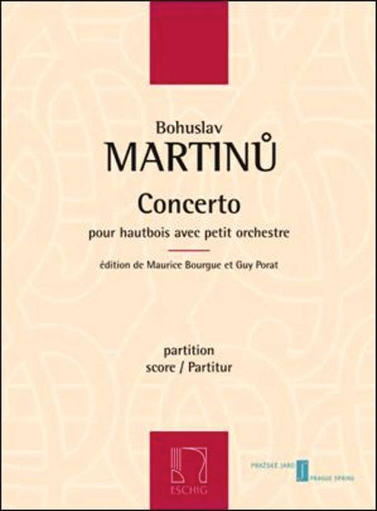 CONCERTO POUR HAUTBOIS AVEC PETITE ORCHESTRE HAUTBOIS