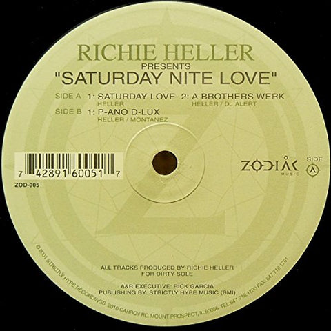 Saturday Night Love-12"