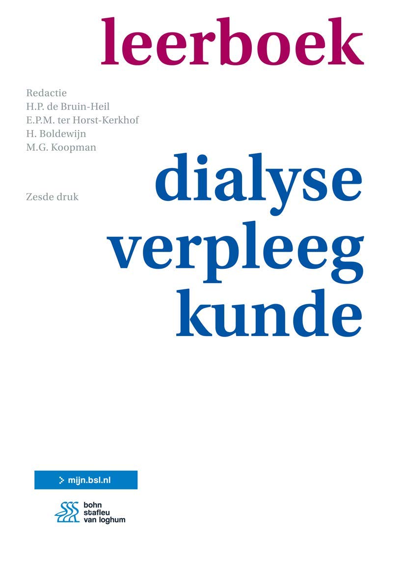 Leerboek dialyseverpleegkunde (Dutch Edition)