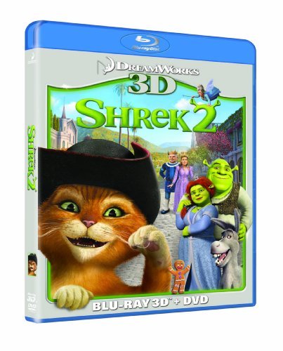 Shrek 2 3D (Blu-ray 3D + Blu ray + DVD) [2004] [UK Import]