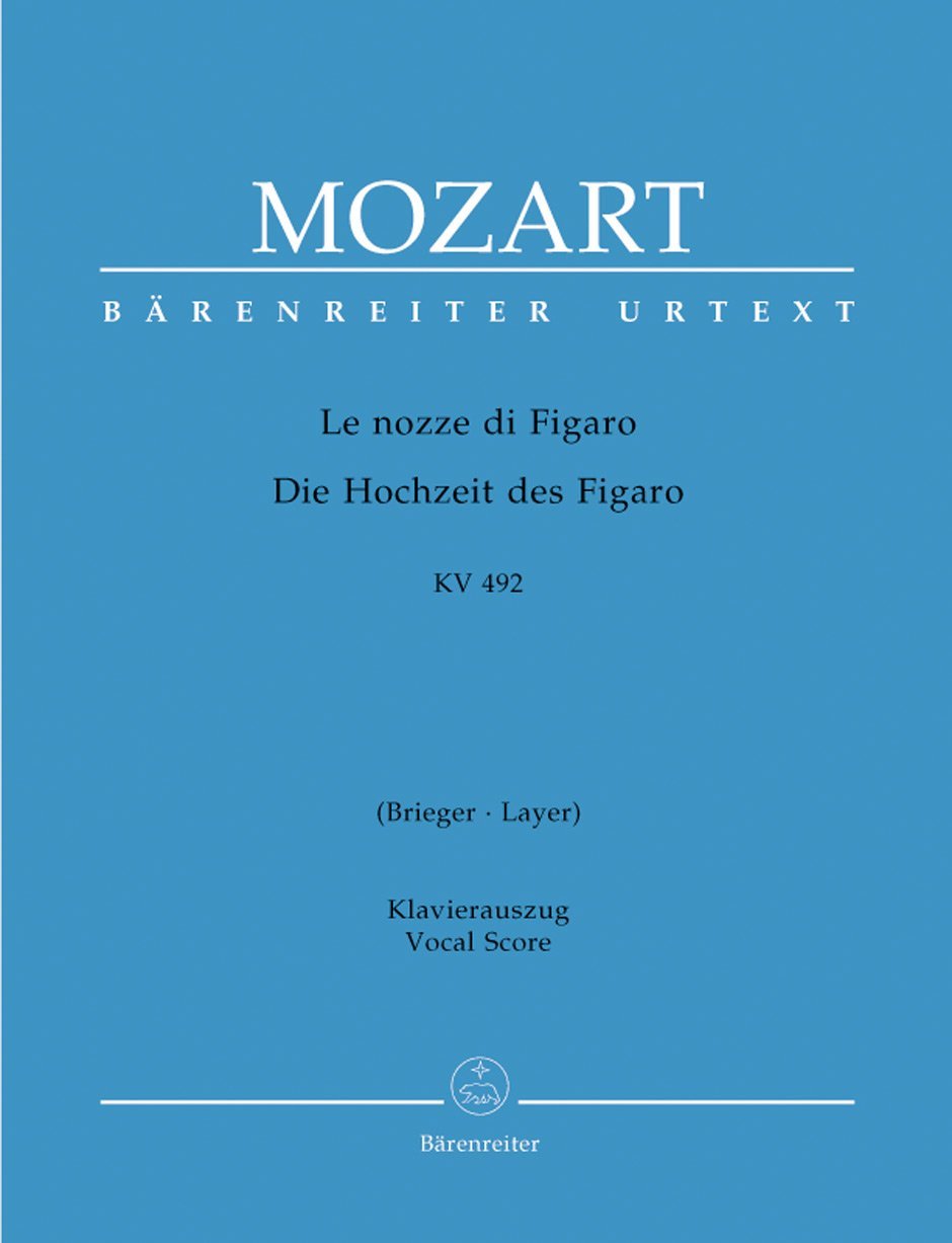 Mozart: Le nozze di Figaro, K. 492 - The Marriage of Figaro (Vocal Score – New Engraving)
