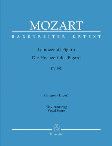 Mozart: Le nozze di Figaro, K. 492 - The Marriage of Figaro (Vocal Score – New Engraving)